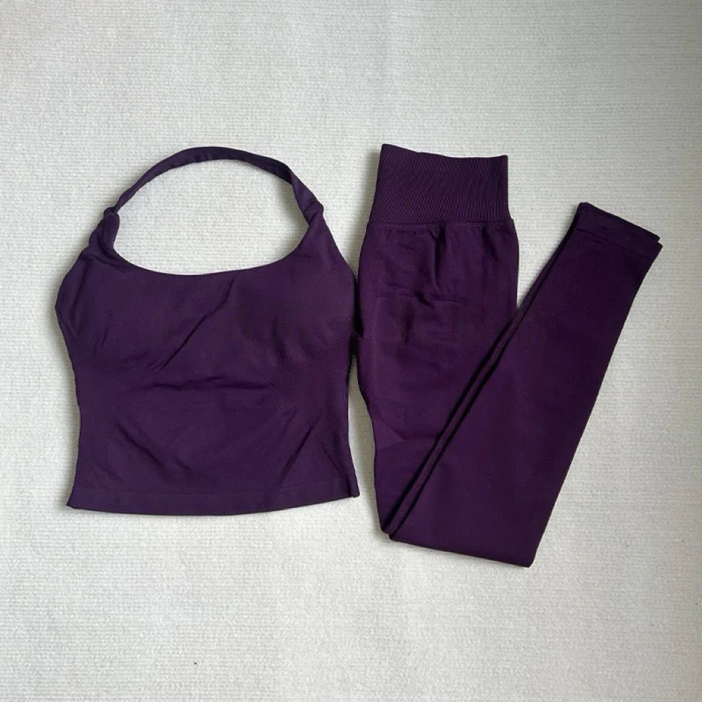 Onyx Athlete – Halter Workout Legging Set