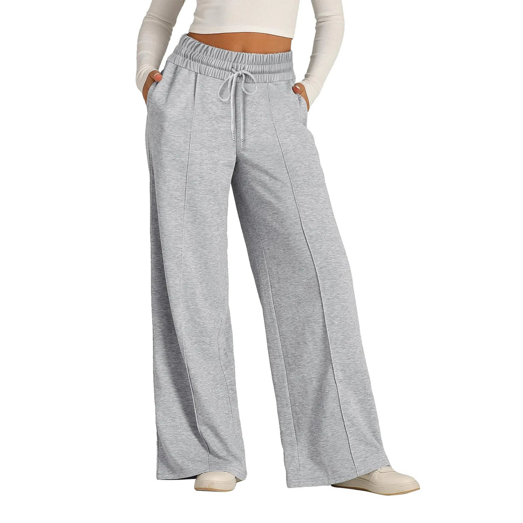Onyx Athlete – Wide-Leg Luxe Sweatpants