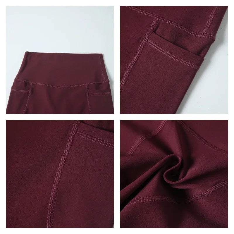 Onyx Athlete Women’s High-Waist Yoga Shorts – Quick-Dry, Breathable, Pocketed Luxe Activewear