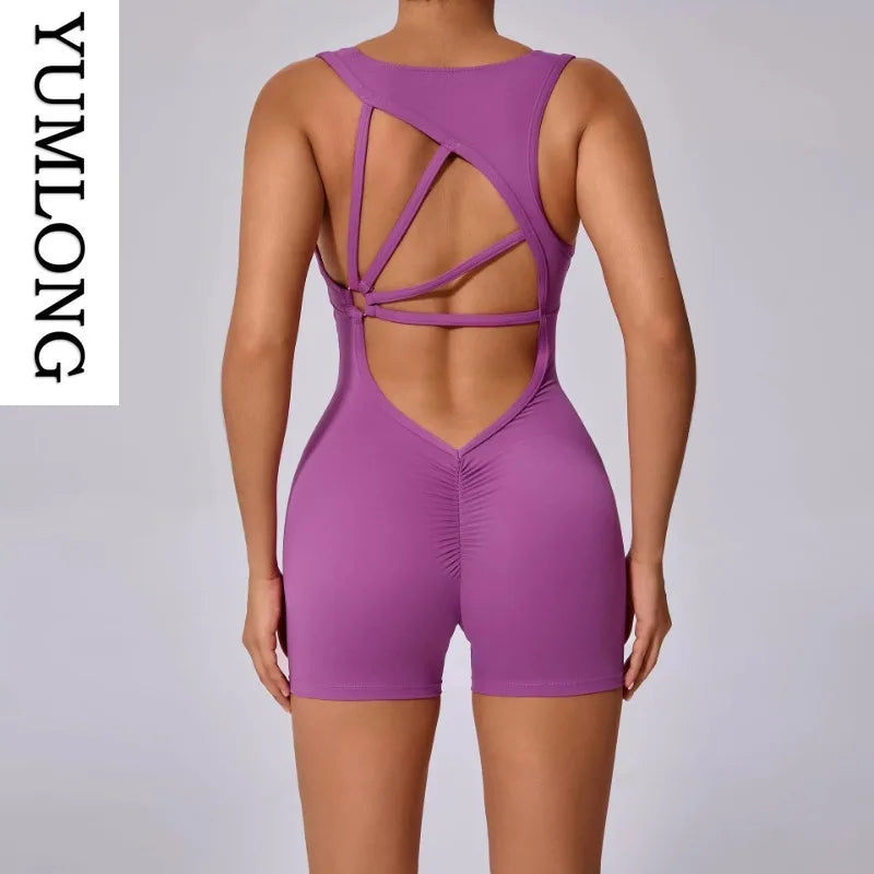 Luxury Seamless Athletic One-Piece - Onyx Athlete