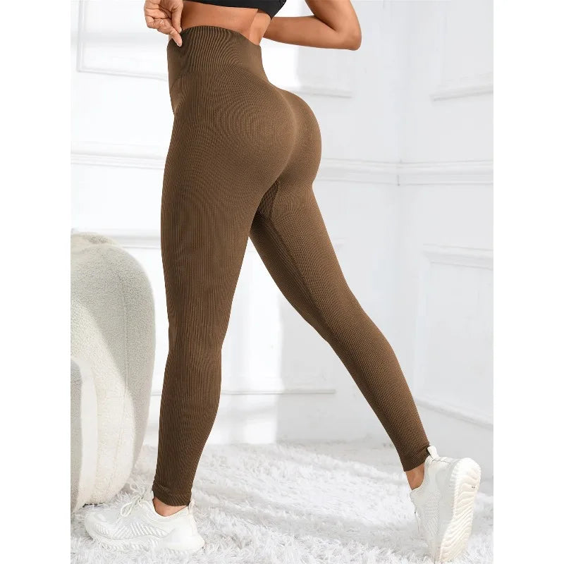 Onyx Athlete – Ribbed High-Waist Leggings
