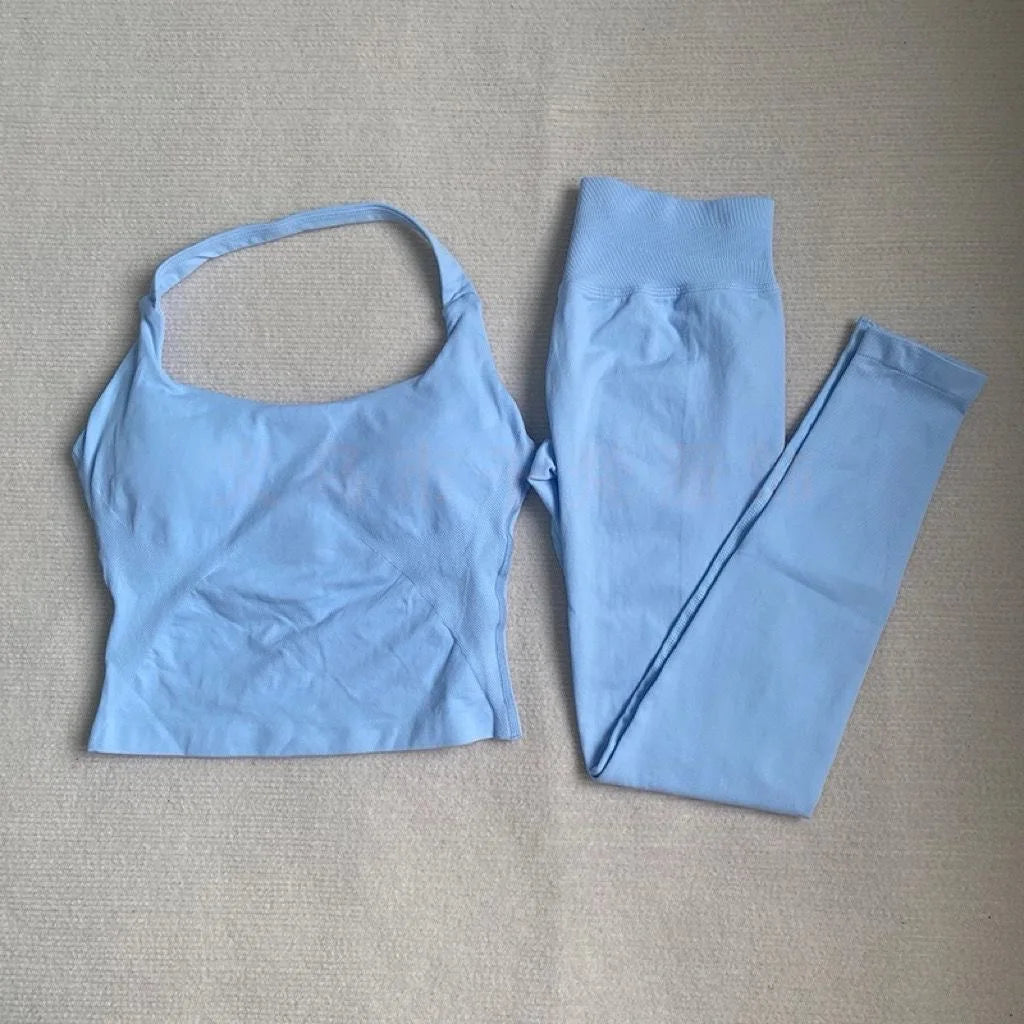 Onyx Athlete – Halter Workout Legging Set