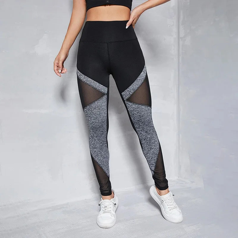 Onyx Athlete – Mesh Spliced Yoga Leggings