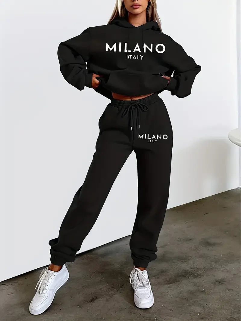 Onyx Athlete – Milano Signature Hoodie & Jogger Set