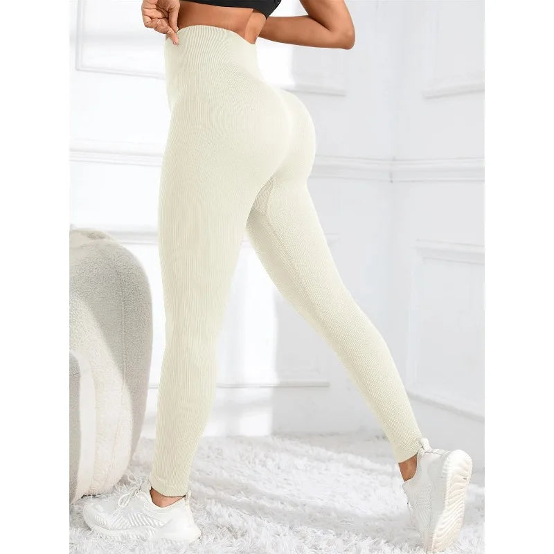 Onyx Athlete – Ribbed High-Waist Leggings