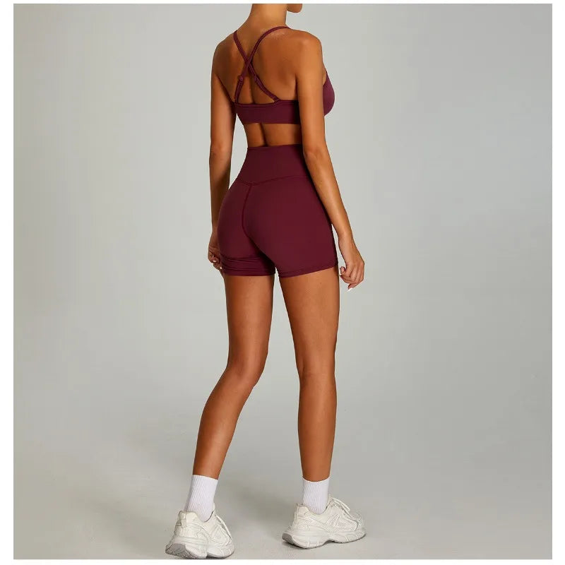 Onyx Athlete – High-Rise Performance Shorts