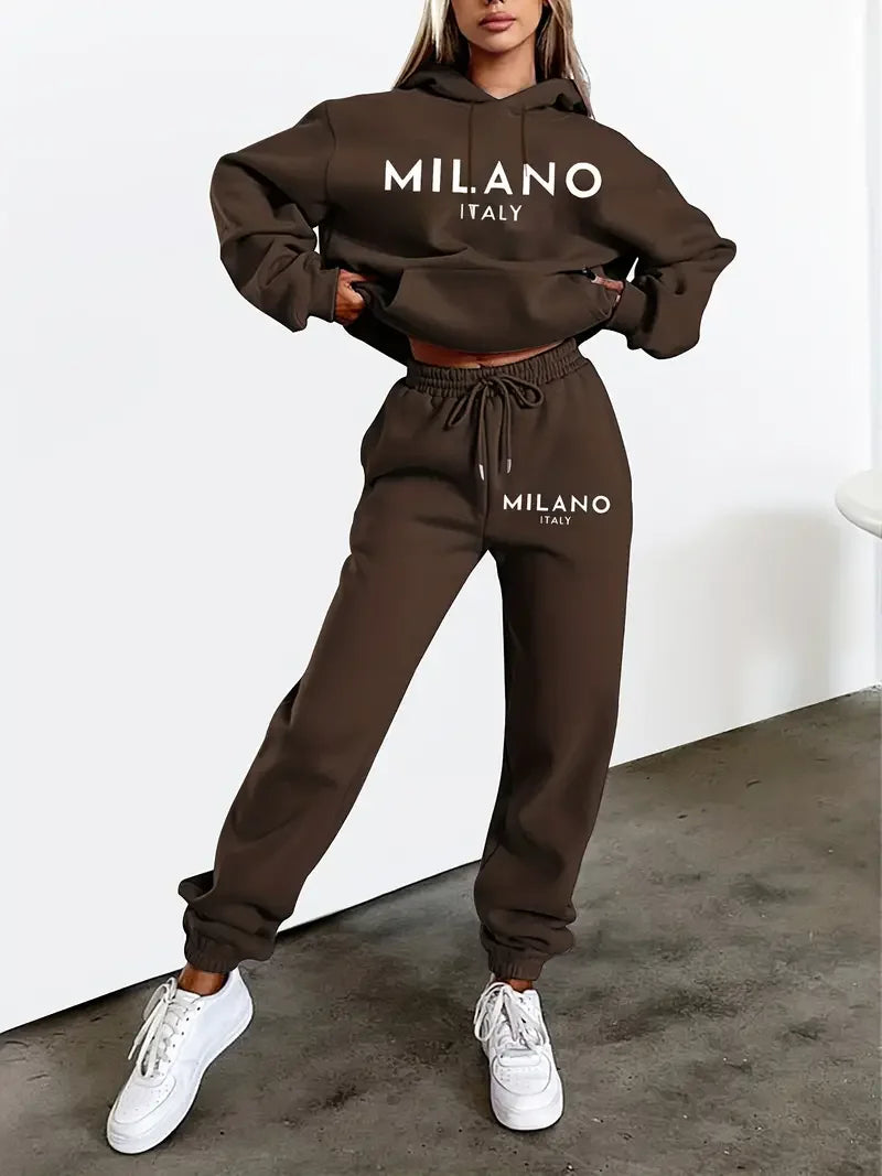 Onyx Athlete – Milano Signature Hoodie & Jogger Set