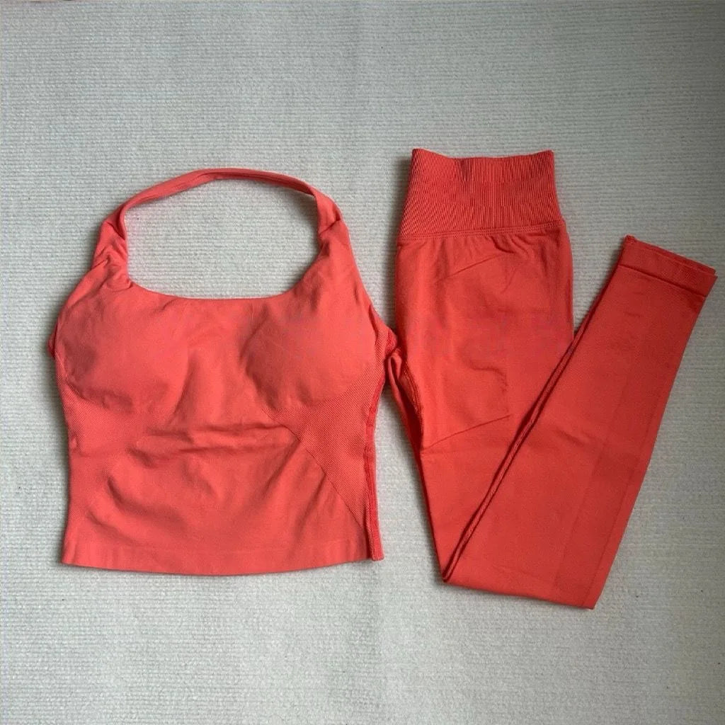 Onyx Athlete – Halter Workout Legging Set