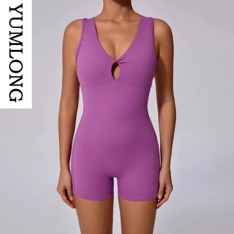 Luxury Seamless Athletic One-Piece - Onyx Athlete