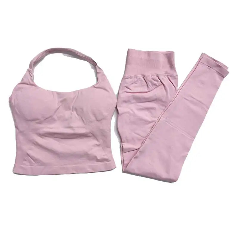 Onyx Athlete – Halter Workout Legging Set