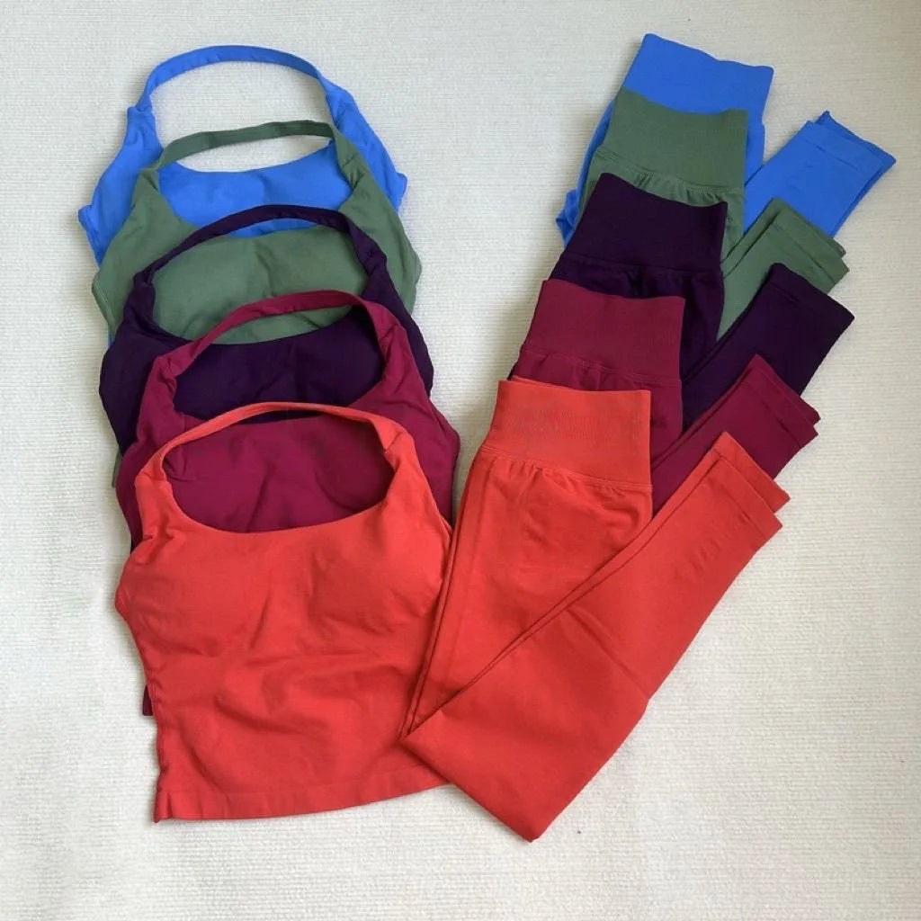 Onyx Athlete – Halter Workout Legging Set